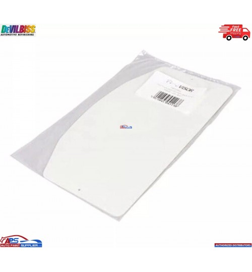 Devilbiss Pro V Air Fed Mask Tear-Off Clear Visor Covers Pack 10 ProV Airfed